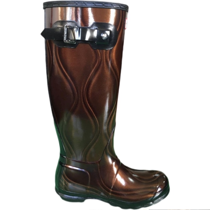 Patcus herenregenlaarzen met 3D-patroon en antislipzool